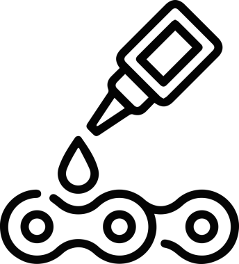 Yağ simgesi vektör resmi illüstrasyonu