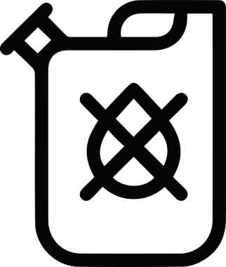 Yağ simgesi vektör resmi illüstrasyonu