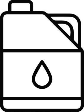 Yağ simgesi vektör resmi illüstrasyonu