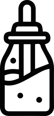 Yağ simgesi vektör resmi illüstrasyonu