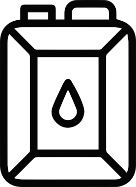 Yağ simgesi vektör resmi illüstrasyonu