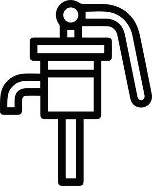 Yağ simgesi vektör resmi illüstrasyonu