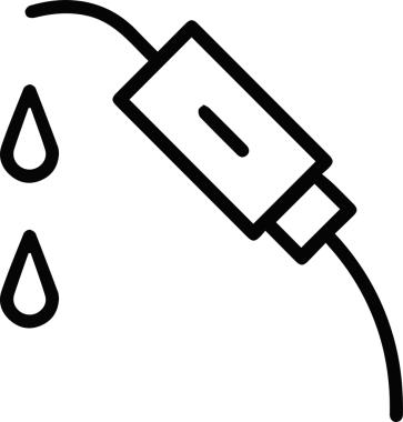 Yağ simgesi vektör resmi illüstrasyonu