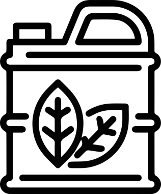 Yağ simgesi vektör resmi illüstrasyonu