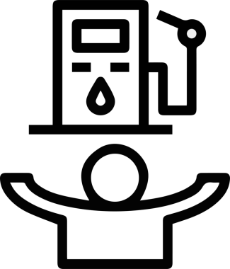 Endüstriyel Simgeler Logo Grafikleri için Yüksek Kaliteli Yağ Simgesi Sembol Vektör ResmiComment