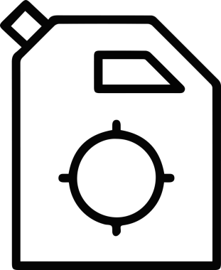 Endüstriyel Simgeler Logo Grafikleri için Yüksek Kaliteli Yağ Simgesi Sembol Vektör ResmiComment