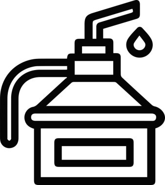 Endüstriyel Simgeler Logo Grafikleri için Yüksek Kaliteli Yağ Simgesi Sembol Vektör ResmiComment