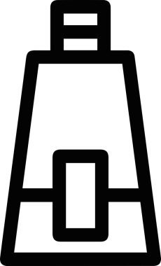 Yağ simgesi vektör resmi illüstrasyonu