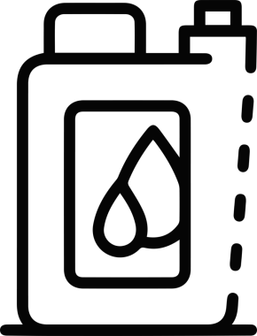 Yağ simgesi vektör resmi illüstrasyonu