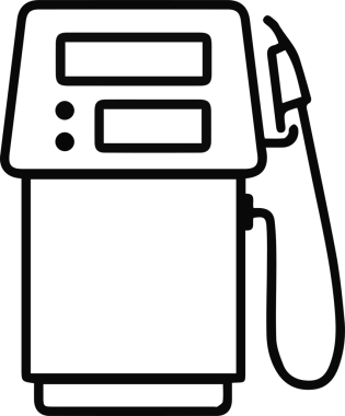 Yağ simgesi vektör resmi illüstrasyonu