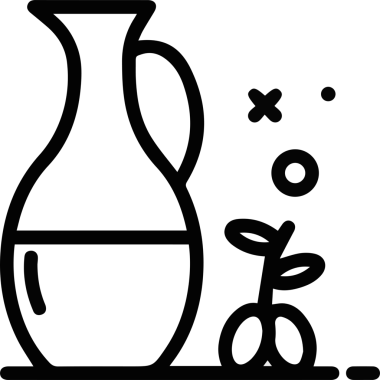 Yağ simgesi vektör resmi illüstrasyonu