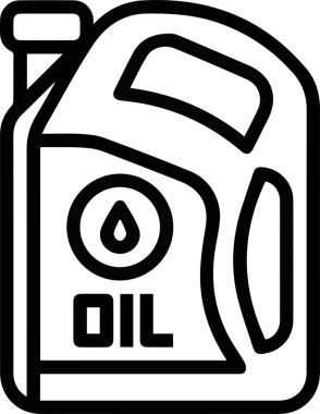 Yağ simgesi vektör resmi illüstrasyonu