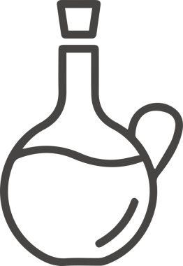 Yağ simgesi vektör resmi illüstrasyonu