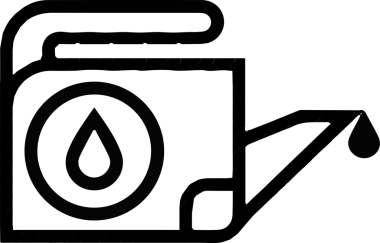 Yağ simgesi vektör resmi illüstrasyonu
