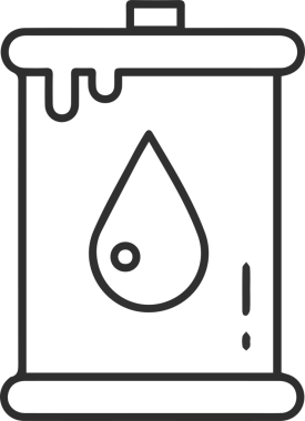 Yağ simgesi vektör resmi illüstrasyonu