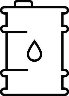 Yağ simgesi vektör resmi illüstrasyonu