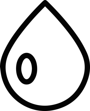 Yağ simgesi vektör resmi illüstrasyonu