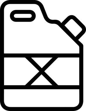 Yağ simgesi vektör resmi illüstrasyonu