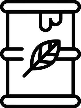 Yağ simgesi vektör resmi illüstrasyonu