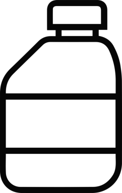 Yağ simgesi vektör resmi illüstrasyonu