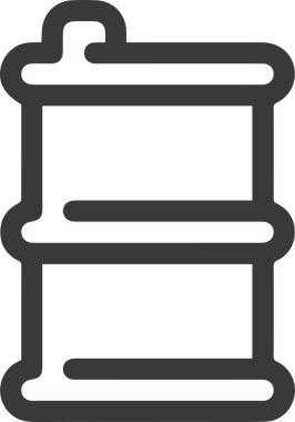 Endüstriyel Simgeler Logo Grafikleri için Yüksek Kaliteli Yağ Simgesi Sembol Vektör ResmiComment