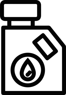 Endüstriyel Simgeler Logo Grafikleri için Yüksek Kaliteli Yağ Simgesi Sembol Vektör ResmiComment