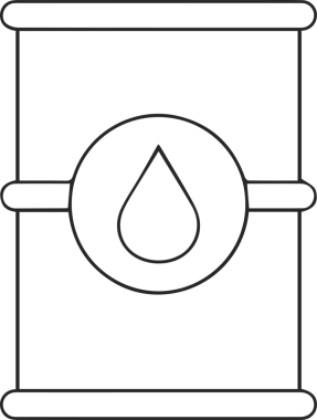 Endüstriyel Simgeler Logo Grafikleri için Yüksek Kaliteli Yağ Simgesi Sembol Vektör ResmiComment