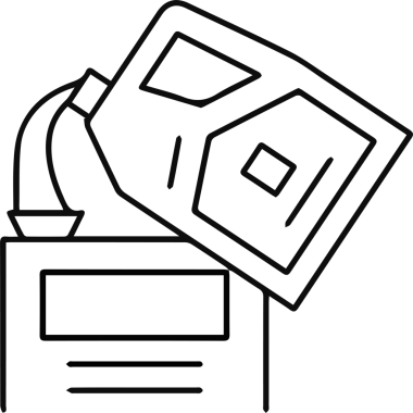 Yağ simgesi vektör resmi illüstrasyonu