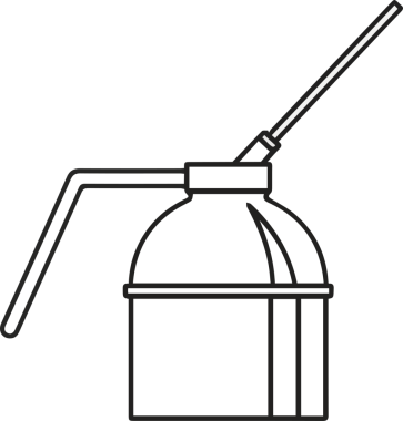 Yağ simgesi vektör resmi illüstrasyonu