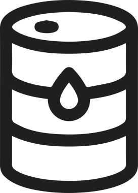 Yağ simgesi vektör resmi illüstrasyonu