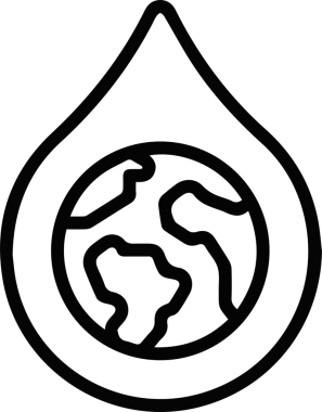 Yağ simgesi vektör resmi illüstrasyonu