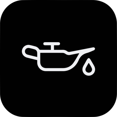 Yağ simgesi vektör resmi illüstrasyonu