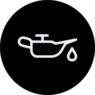 Yağ simgesi vektör resmi illüstrasyonu