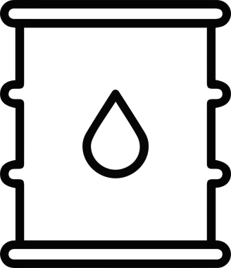 Yağ simgesi vektör resmi illüstrasyonu