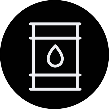 Yağ simgesi vektör resmi illüstrasyonu