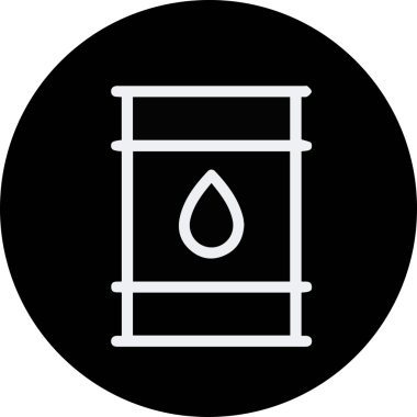 Yağ simgesi vektör resmi illüstrasyonu