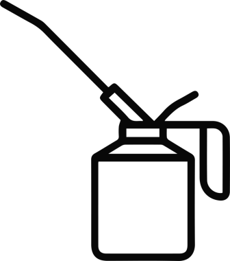 Yağ simgesi vektör resmi illüstrasyonu