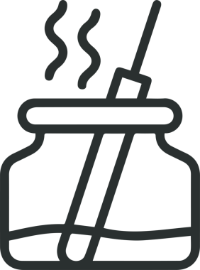 Yağ simgesi vektör resmi illüstrasyonu