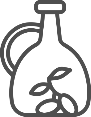 Yağ simgesi vektör resmi illüstrasyonu