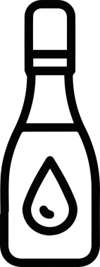 Yağ simgesi vektör resmi illüstrasyonu