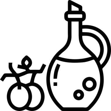 Yağ simgesi vektör resmi illüstrasyonu