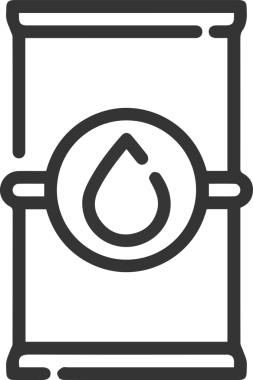 Yağ simgesi vektör resmi illüstrasyonu