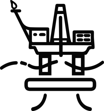 Yağ simgesi vektör resmi illüstrasyonu