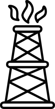 Yağ simgesi vektör resmi illüstrasyonu