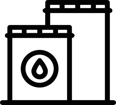 Yağ simgesi vektör resmi illüstrasyonu