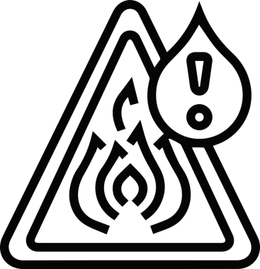 Yağ simgesi vektör resmi illüstrasyonu