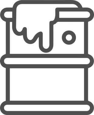 Yağ simgesi vektör resmi illüstrasyonu