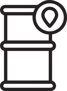 Yağ simgesi vektör resmi illüstrasyonu