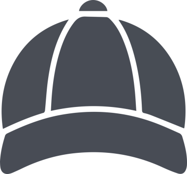 Şapka simgesi vektör çizimi