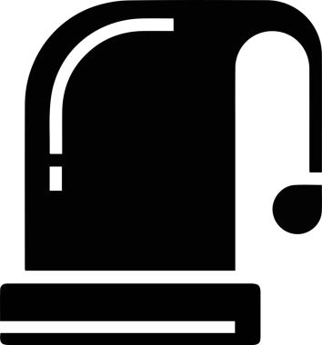 Şapka simgesi vektör çizimi